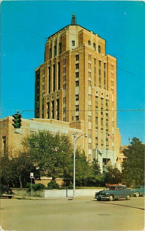 Beaumont Texas Jefferson County Court House Dexter Vaxler Postcard 21-5876