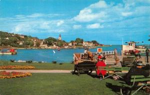 MACKINAC ISLAND, MI Michigan HARBOR & GRAND HOTEL Carriage TWO Chrome Postcards