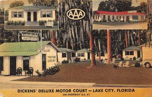 Dickens' Deulxe Motor Court on Highway US 41 Lake City FL