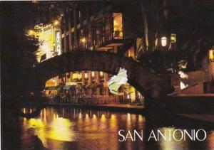 Texas San Antonio Riverwalk At Dusk