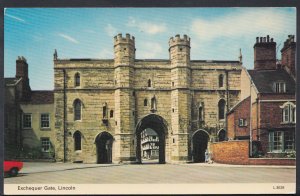Lincolnshire Postcard - Exchequer Gate, Lincoln    MB1297