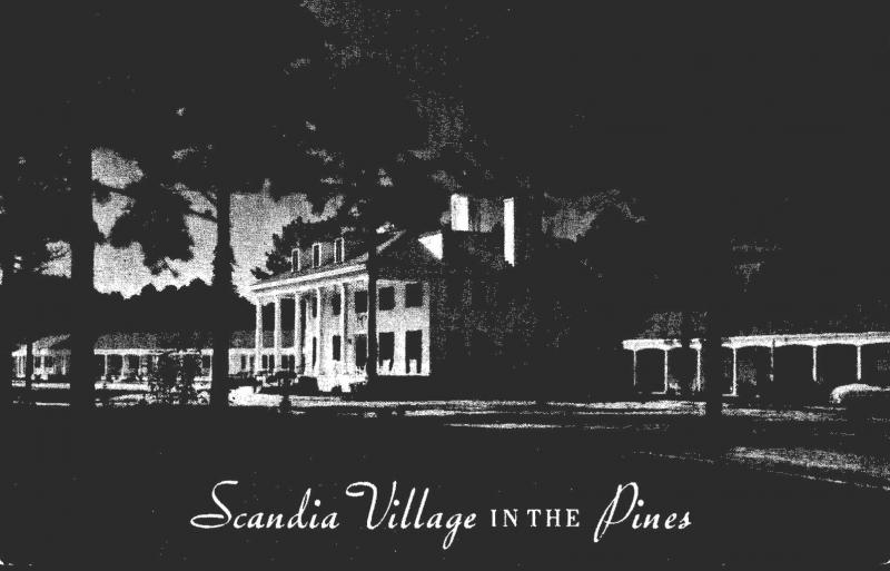 North Carolina Neuse Scandia Village In The Pines 1956