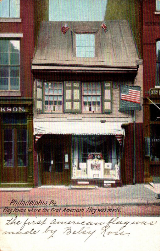 Pennsylvania Philadelphia Betsy Ross House 1908