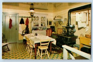 Kitchener Ontario Canada Postcard Interior Kitchen Woodsite National Park 1978