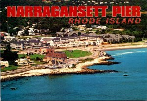 Rhode Island Narragansett Pier Birds Eye View