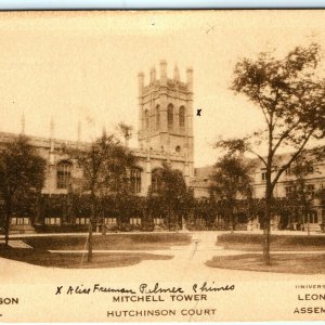 University Chicago Mitchell Tower Hutchinson Court Alice Freeman Palmer Bell A23