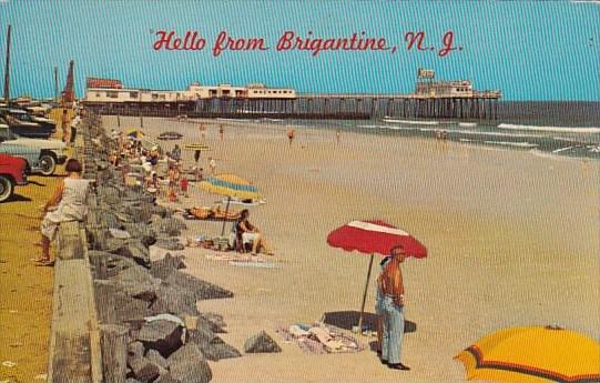 New Jersey Brigantine Hello From Brigantine 1970