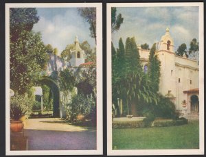 Lot of 2 California-Pacific-International-Exposition 1935 entrances Patio ~ WB