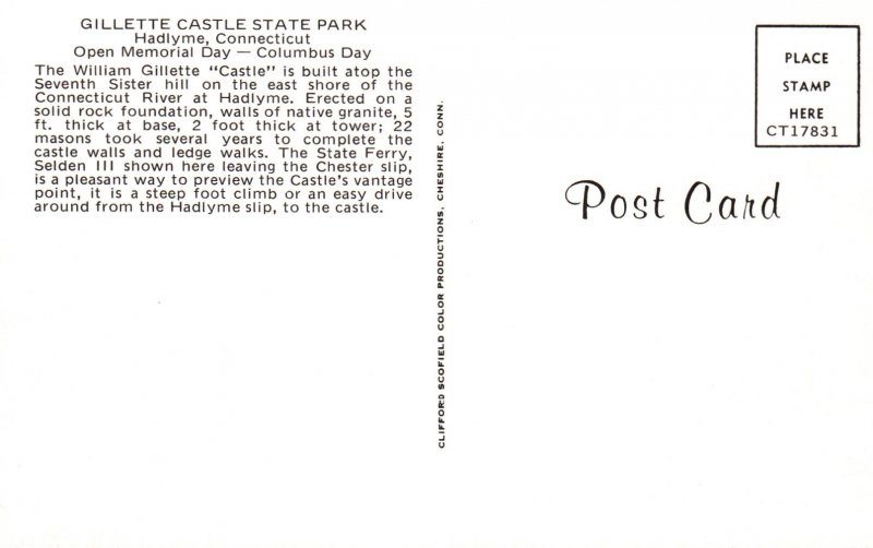 Gillette Castle State Park,Hadlyme,CT