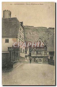 Old Postcard Kaysersberg Alsatian House and Museum