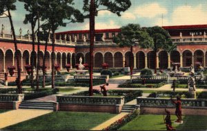 Florida Sarasota Ringling Art Museum Corner Of Court Curteich