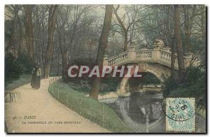 Old Postcard Paris Gateway of Montceau Park