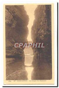 Algeria Constantine Old Postcard Gorge Rhimmel