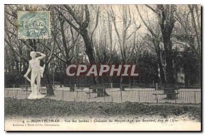 Old Postcard Montelimar view Garden Hunter Middle Ages by Bouvard gift of the...