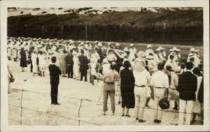 Military Funeral Gun Carriage Late C in C Africa Real Photo Postcard