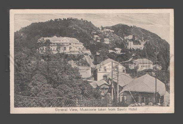 087573 INDIA General view Mussoorie taken from Savoy Hotel Old