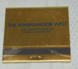 The Ambassador West Chicago Illinois 30 Strike Matchbook