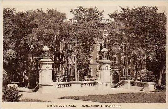 New York Syracuse University Winchell Hall Artvue