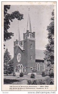 SS. Peter & Paul's Centennial, Hamburg, New York, PU-1944