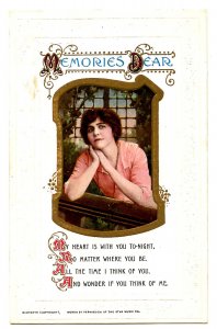 Bamford Song Greeting Series No. 22 - Memories Dear   VERY RARE