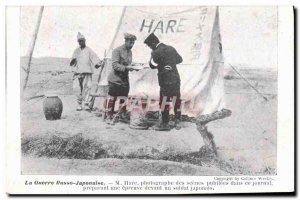 Old Postcard Photography The Russo-Japanese War M Hare scenes photographer Ru...