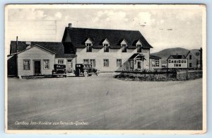 Caribou Inn Riviere aux Renards QUEBEC PQ Canada 1941 Postcard