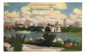 OH - Dayton. Skyline from Miami River