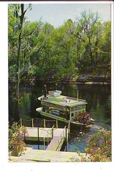 Swwanee River Boat, Dock at Stephen Foster Museum, White Springs, Florida