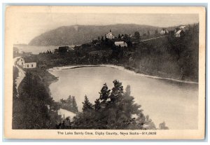 1933 The Lake Sandy Cove Digby County Nova Scotia Canada Vintage Postcard