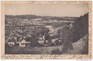 LITTLE FALLS, New York, PU-1908; View From Rollway