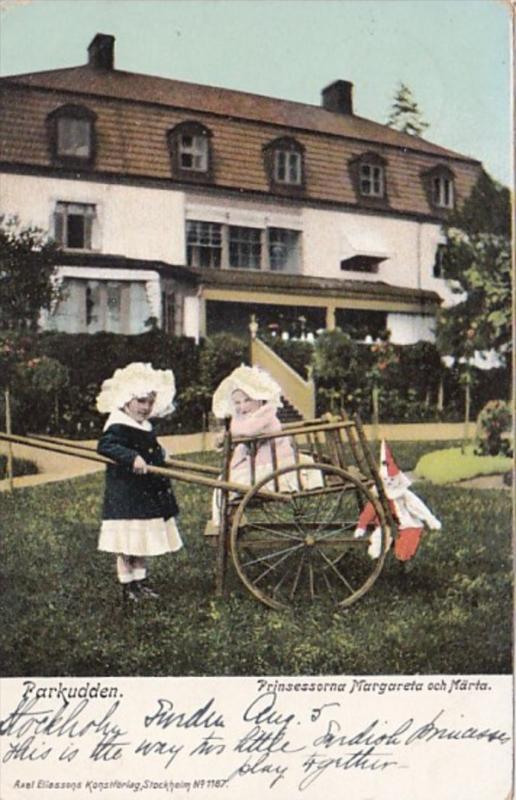 Sweden Parkudden Prinsessorna Margareta och Marta 1903