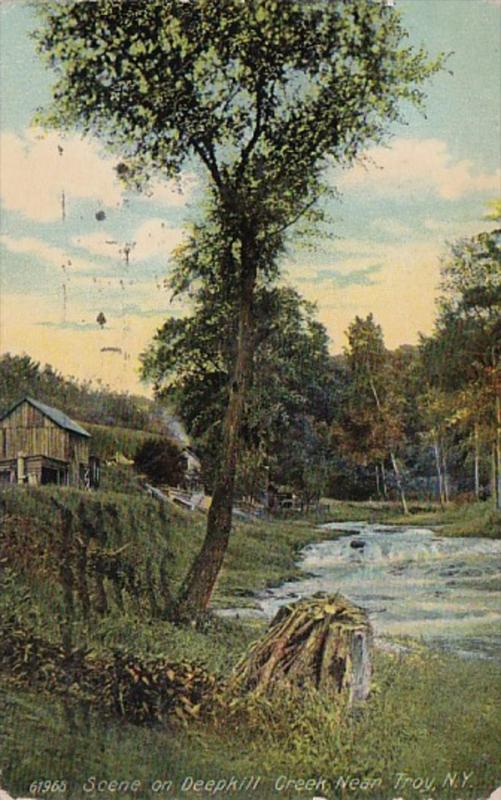 New York Troy Scene On Deepkill Creek 1911