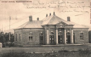 Vintage Postcard 1906 Courthouse Wakkerstroom Mpumalanga South Africa