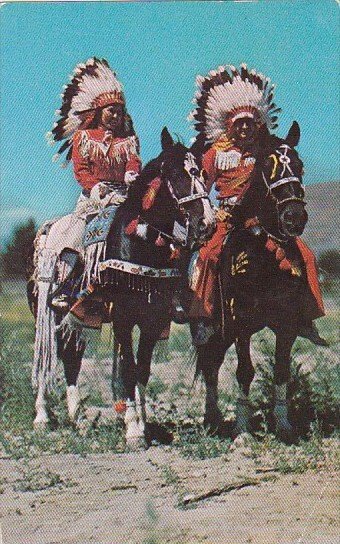 Indians In Full Dress Oklahoma 1955