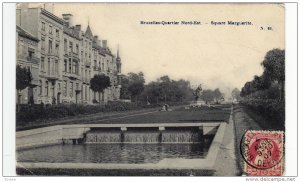 Bruxelles-Quartier Nord-Est., Square Marguerite, Belgium, PU-1907