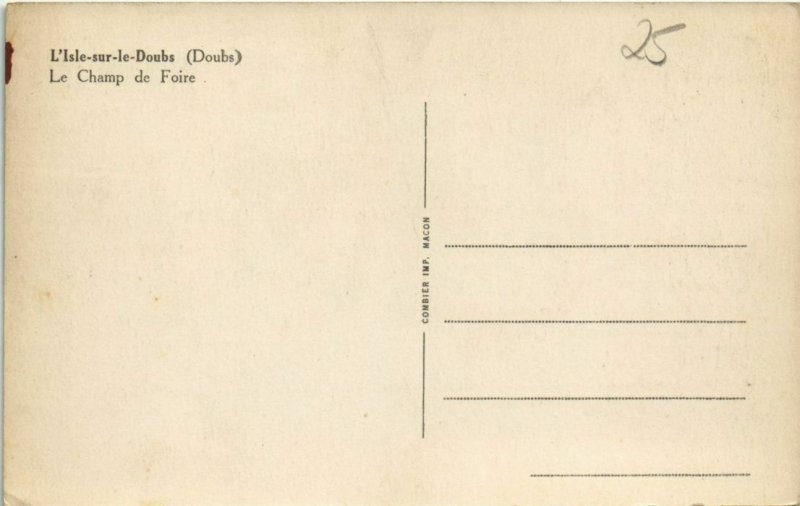 CPA L'ISLE-sur-le-DOUBS Le Champ de Foire (1115879)
