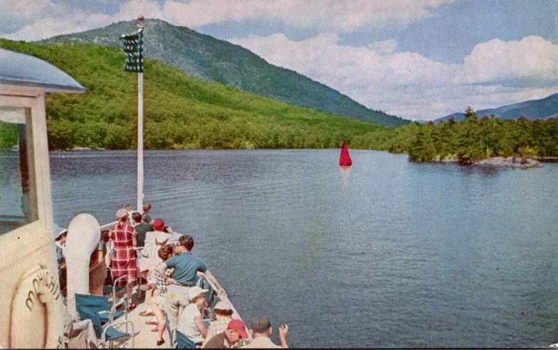 New York Lake George Viewed From Deck Of The Mohican