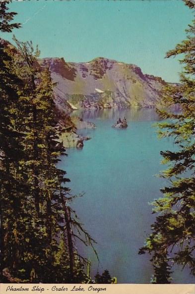 Phantom Ship Crater Lake Oregon 1975