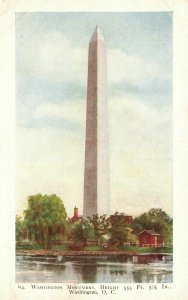 Vintage Postcard 1900's View of Monument Washington D.C.