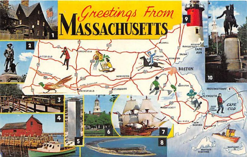 Greetings from - Massachusetts MA