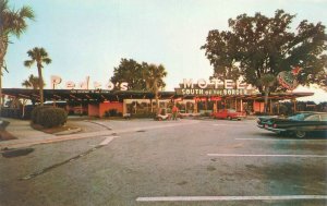 SC South of the Border Motel of Tomorrow, Black Car  With Fins Chrome Postcard