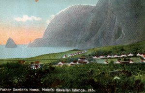 Molokai, Hawaiian Islands - Showing Father Damien's Home - c1901