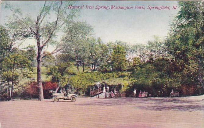 Illinois Springfield Natural Iron Spring Washington Park