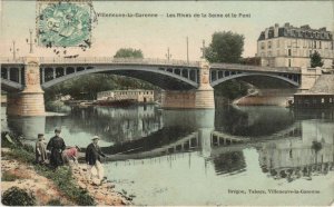 CPA VILLENEUVE-la-GARENNE Les Rives (806815)