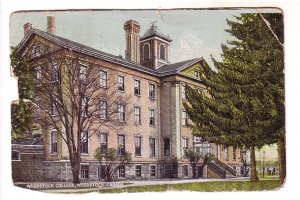 Woodstock College, Ontario, Used 1908