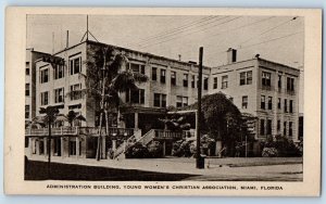 1905 Miami Florida FL Postcard Administration Building Young Women Christian