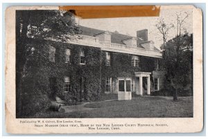 c1940's Shaw Mansion Home of the New London Historical Society CT Postcard