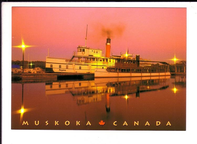 Wanda 111, Segwum, Muskoka, Ontario, Canada, Large 5 X 7 in Postcard