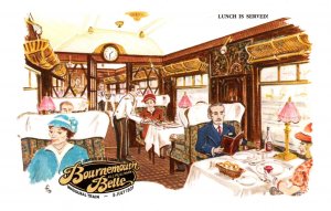 Bornemouth Belle Inaugural Train,Lunch is Served,UK