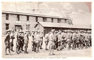 Massachusetts  Camp Devens ,  in front of Post Exchange ,Depot Brigade